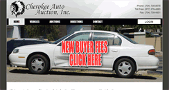 Desktop Screenshot of cherokeeautoinc.com